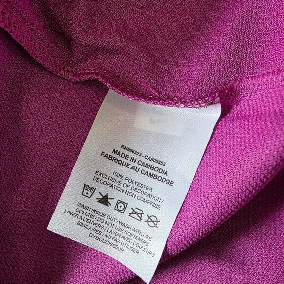 Nike Court Tennis Slam Top Shirt Men's Size M Wild Hot Fuschia New FQ2018-518 LE - Picture 8 of 12